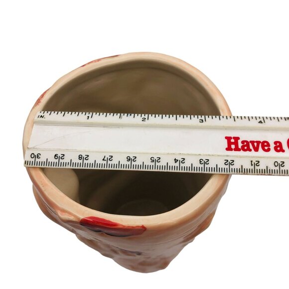 Zombie Head Ceramic Halloween Tumbler Vase Hand-Painted 3D Creepy Decor 10” Tall - Picture 7 of 9